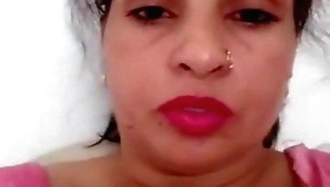 Cute brunette enjoys masturbation with her tiny cunt