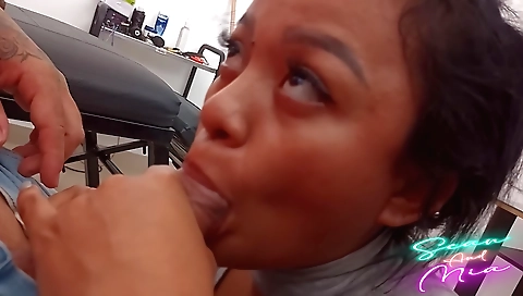 Amateur webcam sex by a big stepbrother and a stepsister