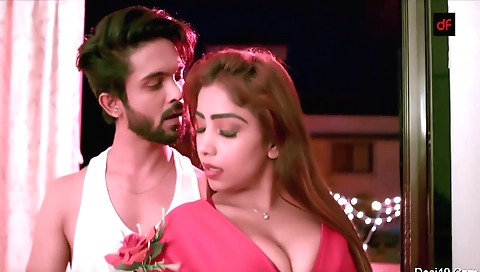 Red head babe and her handsome bestie share a passionate sex video