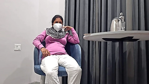 Amateur brunette with big tits has fun on her boyfriend