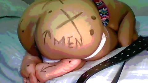 X men booty webcam porn show with beautiful blonde babe