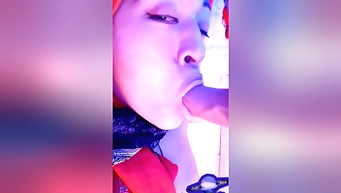 Asian muslim amateur masturbating her shaved pussy