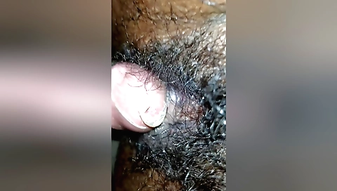 Hot indian girl hairy pussy is being displayed and fingered