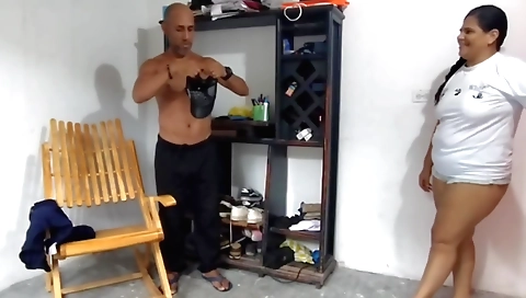 stepbrother-in-law seduced by big-assed stepmother-in-law