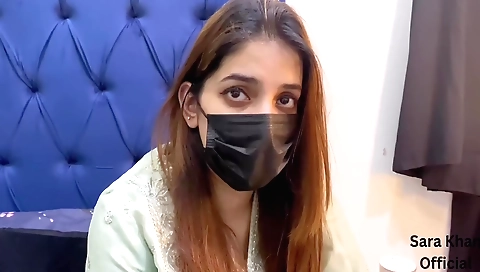 Indian stepmom with black hair and a tattooed face