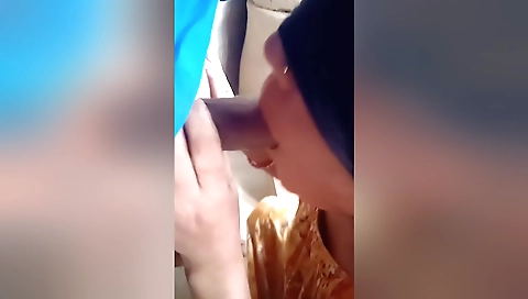 A blonde brunette in an amateur video with small tits