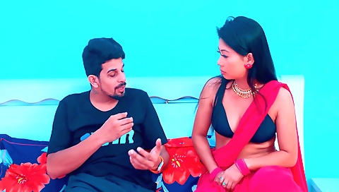 Indian milf in sexy lingerie and wants a big dick for her pussy