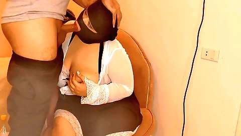 Indian teen with a fat booty gets banged in college