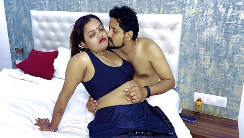 Hot Indian Bhabhi Black Saree Fucked Rough By Husbend Hindi Audio