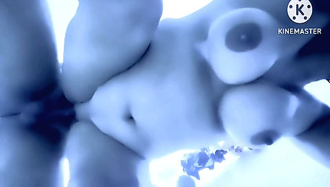 Indian brunette has sex in the city and her cock is filled