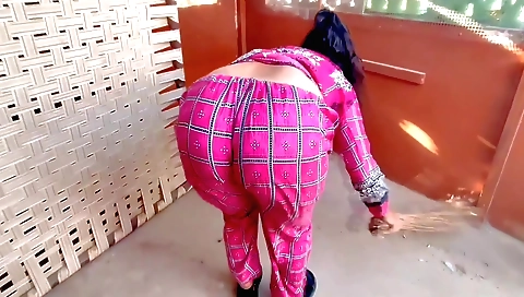 Indian brunette fucked in the ass for amateur porn clip