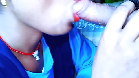 Indian teen stepsis caught sneaking behind stepsis and giving kiss