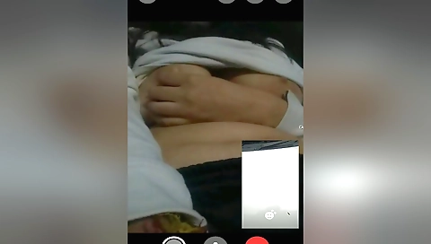 I show my beautiful breasts on my webcam solo video