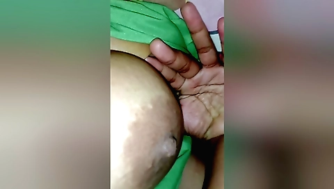 Indian teen stepsister-in-law with big breasts enjoys a hot sex