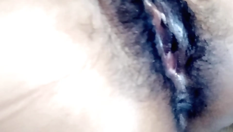 Indian housewife has a hairy pussy and hair on her body