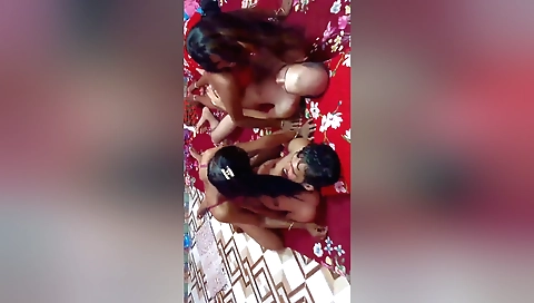 Today Exclusive-desi Foursome Cpl Nude Dance And Fucking 17
