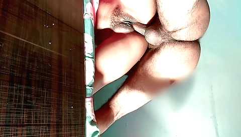 Indian wife and her man are making an amateur wife video