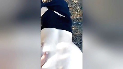 Indian teen with beautiful face gets humped in the forest