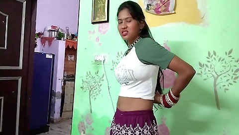 Indian stepgirl solo in a sexy dress in sexy dress video