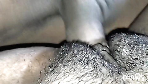 Indian boudi enjoys getting fucked in her hairy hole