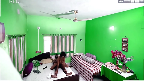 Sexy brunette video with her ex-boyfriend in a hotel room