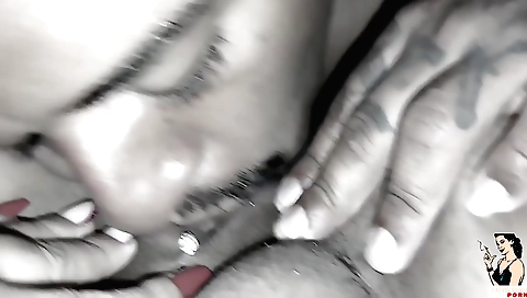 Indian teen and her husband having a great time in a threesome