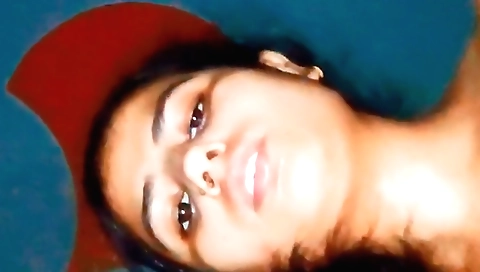 Indian brunette in a sexy outfit is getting fucked