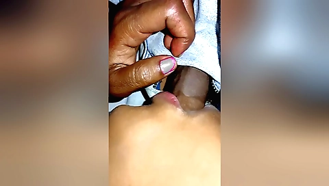 Indian babe in sexy lingerie fucked by her handsome lover