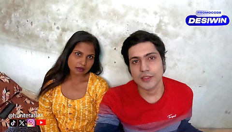 Indian girl with a nice body and a nice smile is smoking