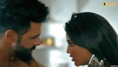 Horny brunette babe with big boobs gets her tight cunt teased