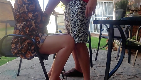 Amateur outdoor sex video with a girl and her husband