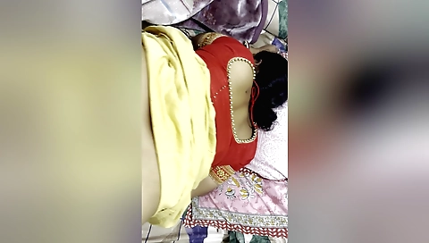 Bhabi is an amateur indian pornstar with a hot body