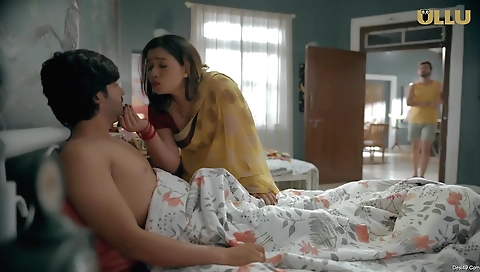 Brunette with a very nice face and a very nice body is showing off