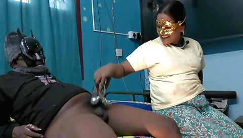 Indian couple have sex in a hot interracial threesome