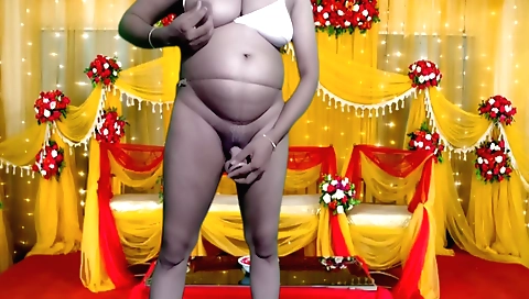 Blonde stepsis rides her big manhood in amateur porn