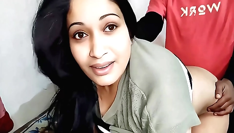 Horny college nurse teen 18+ in a sexy dress gets nailed