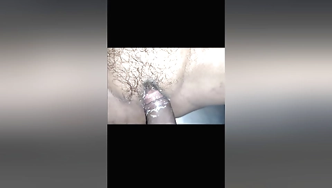 Busty amateur brunette fetish video with hairy pussy