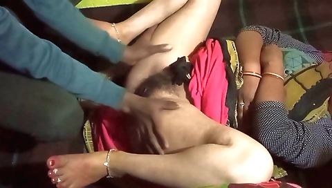 Step sister-in-law fucked while stepdad studies irl