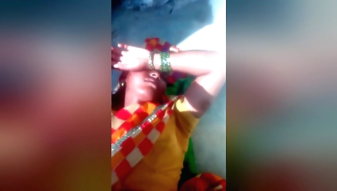 Hot girl getting wet and sexed in the rain outdoors