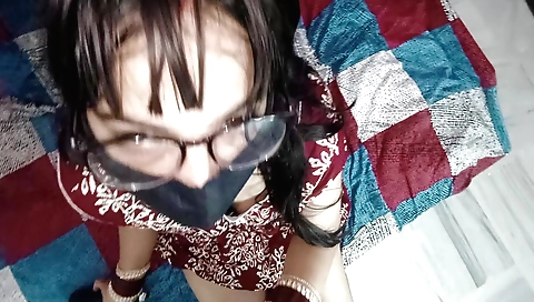 Chubby brunette with big tits fucks with her stepbrother