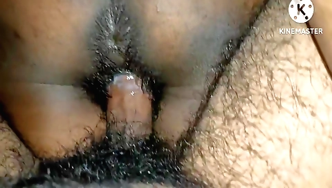 Indian girl with natural skin and long hair is going to fuck