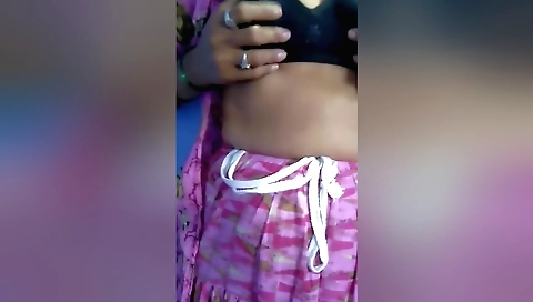 Gorgeous indian bhabhi is wearing a black dress in webcam sex scene